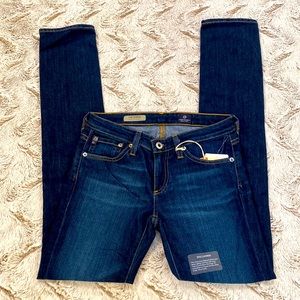 AG Adriano Goldschmied Blue Skinny Jeans